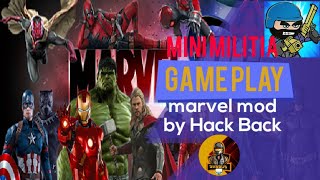 Mini militia Marvel Mod by Hack back GamePlay - Android mobile games screenshot 5