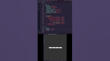 html css button dark design #shorts