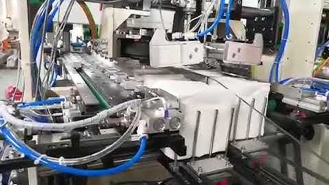 two lanes napkin machine with two sets auto transfer