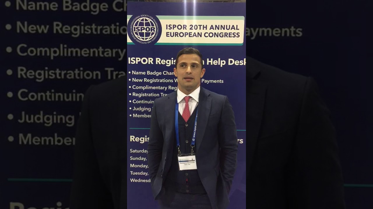 Romanello Gianmarco, 20th Annual European Congress Ispor, Glasgow 2017