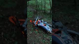 Bike Took a BIG Hit!  #dirtbikeadventures #dirtking #enduro