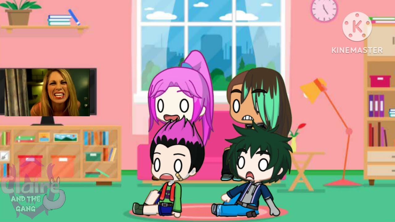 Claire and The Gang React To 1000 Ways To Die #2 (Gacha Life 2)