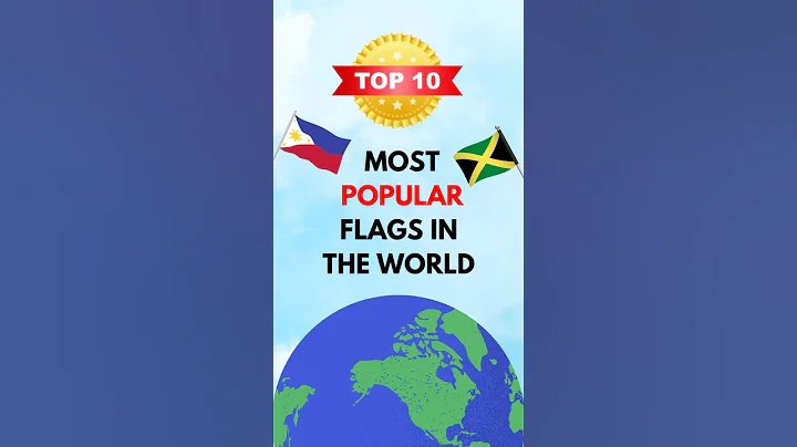 TOP 10 MOST POPULAR Flags in the WORLD #shorts #flags #beautiful #viral #trending #top10 #short
