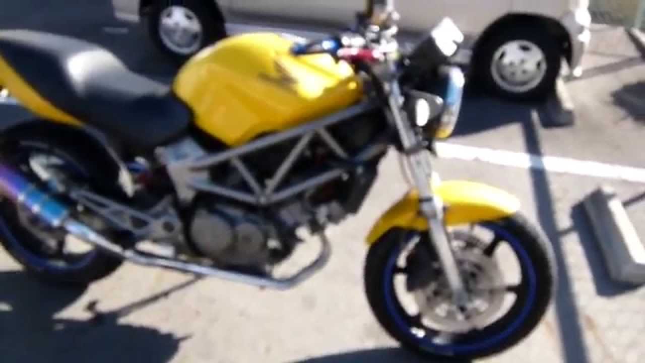 HONDA VTR250 モリワキマフラー カスタム多数 即乗り 愛知 - YouTube