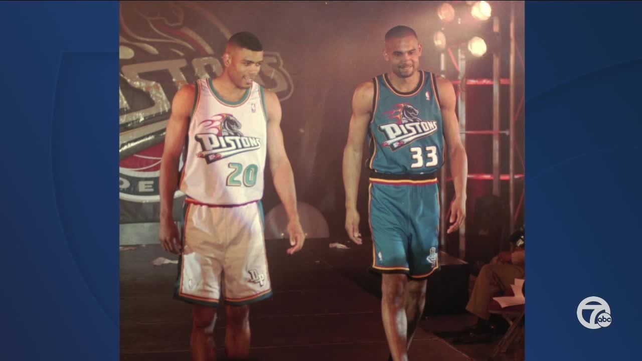 Detroit Pistons bringing back Grant Hill era teal jerseys this season - NBC  Sports