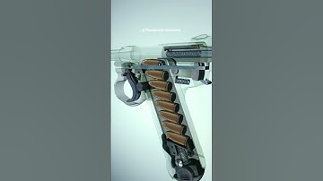 Realistic Pistol 3D Animation | Internal Mechanism Explained
