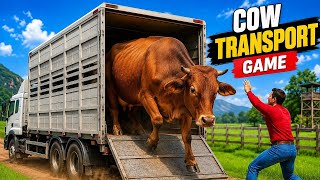 Cow Transport Game | Animal Transport Truck Simulator | Offroad Driving Gameplay #gaming #gameplay screenshot 2