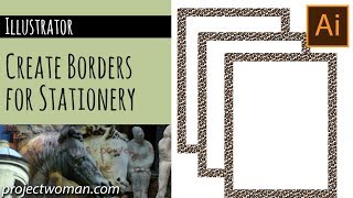 Illustrator - Create a Border for Stationery