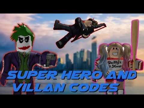 Roblox Superhero And Villain Costume Codes Youtube - roblox villain costume