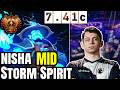 🤯NISHA [Storm Spirit] MID 7.41c - DOTA 2 HIGHEST MMR MATCH#dota2   #dota2gameplay