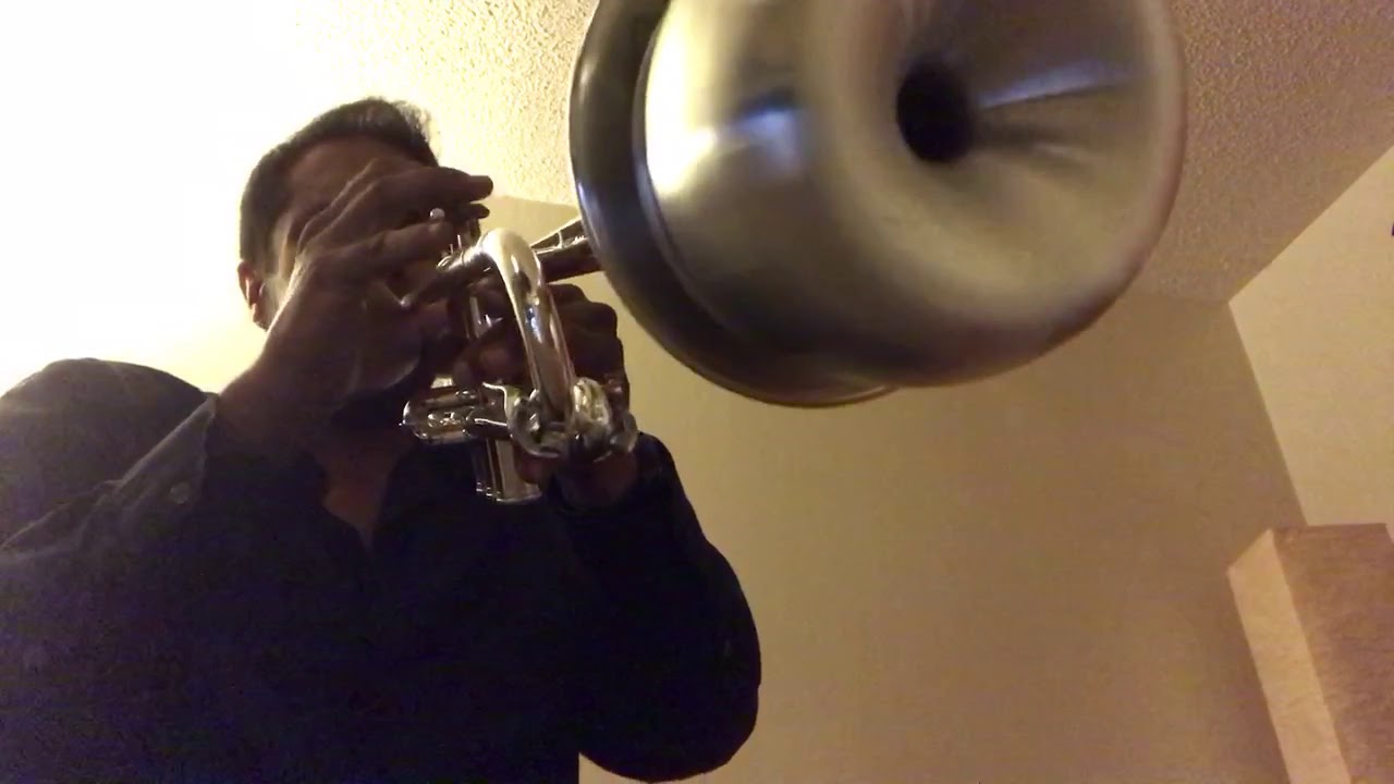 Trumpet with Jo Ral Bubble mute. YouTube