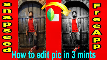 Snapseed stylish DP photo editing tutorial | Best Snapseed Editing tricks |#alonewalkerstudio | EP#9