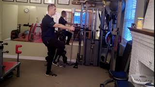 Single Leg & SA Cable Row (Ipsilateral)