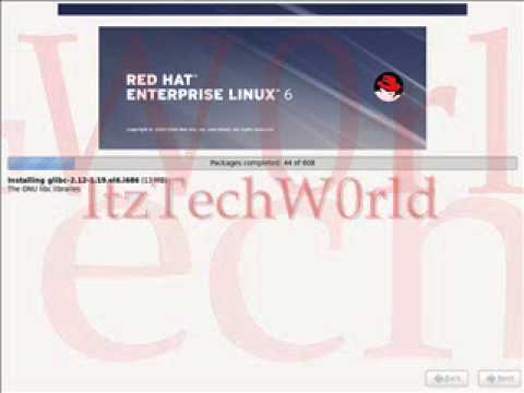How to install Redhat Enterprise Linux 6