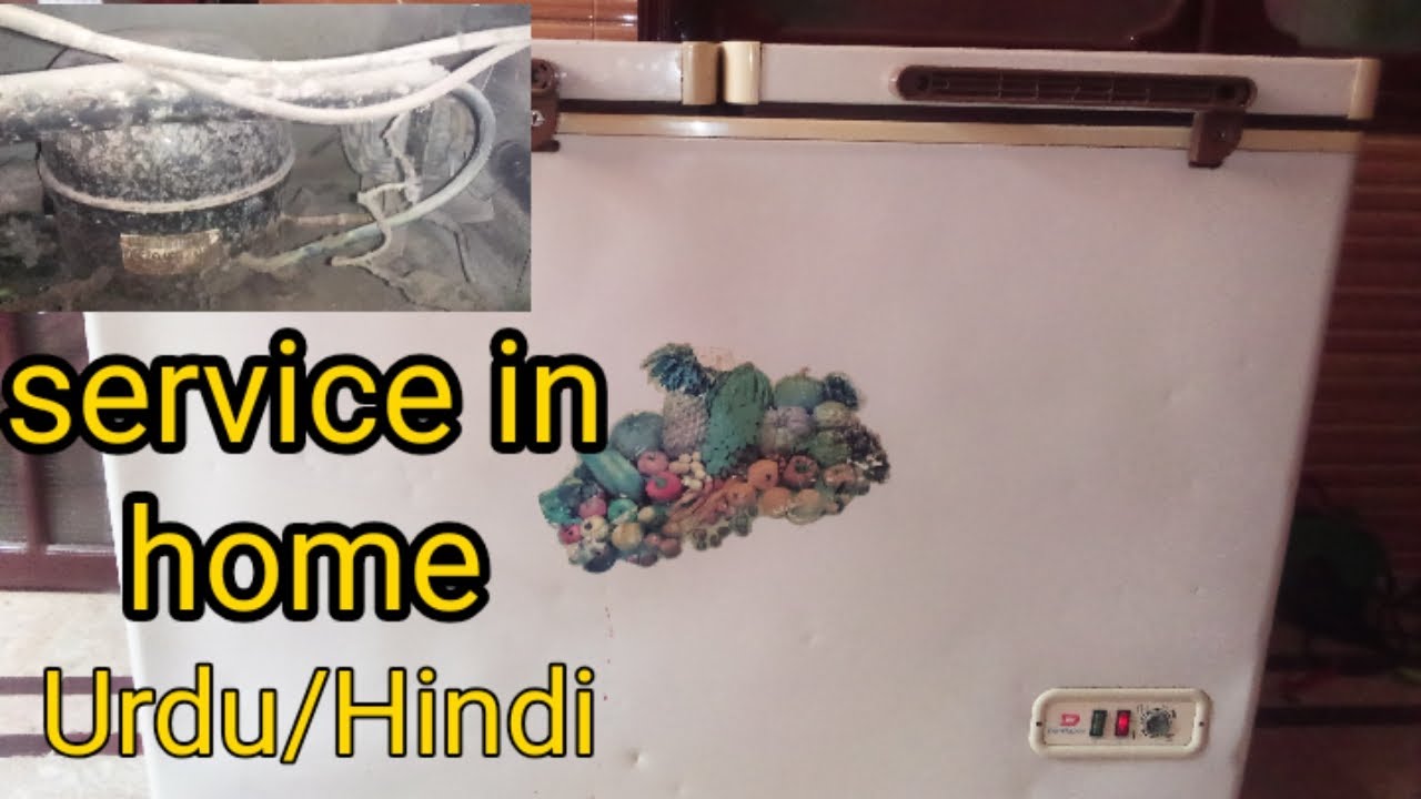 Deep freezer service in home.( Urdu/Hindi) YouTube