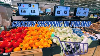 Vlog 01. 🛒 Grocery Shopping in Finland | Exploring Prisma Finnish Hypermarket FI