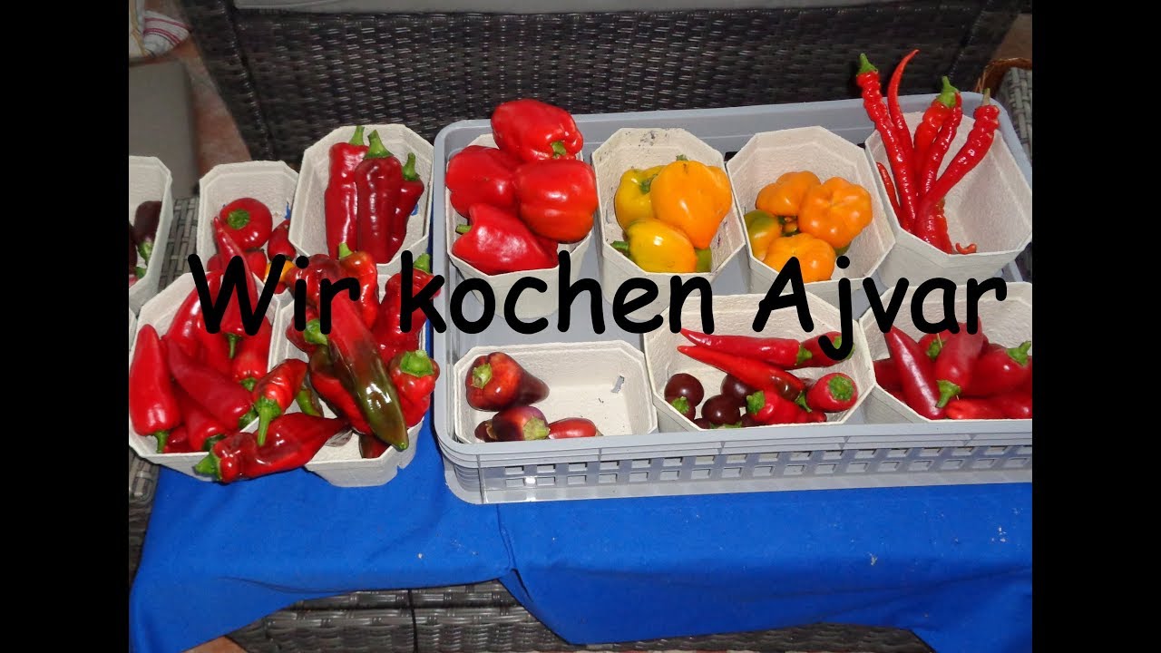 Wir kochen Ajvar