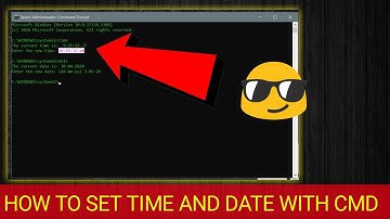 How to change Date and Time using Command Prompt.|| CMD Trick || 🔥🔥😎