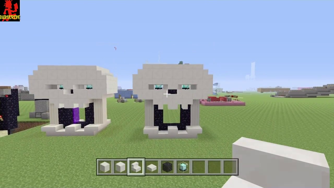 minecraft skull portal tutorial youtube nether portal design tutorial