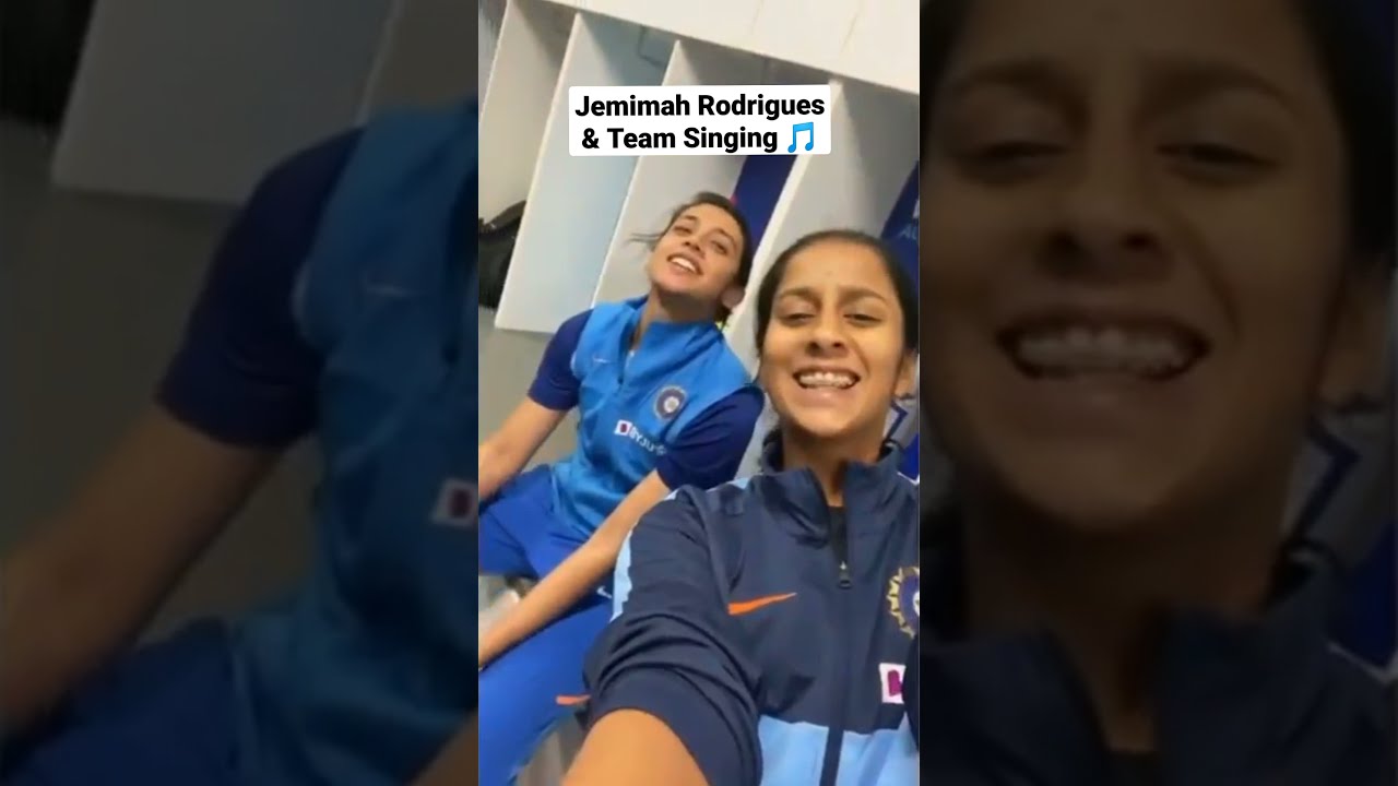 Jemimah Rodrigues  Team singing a Bollywood Song   Shorts