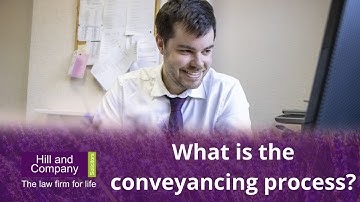 What is the conveyancing process? Hill and Company Solicitors