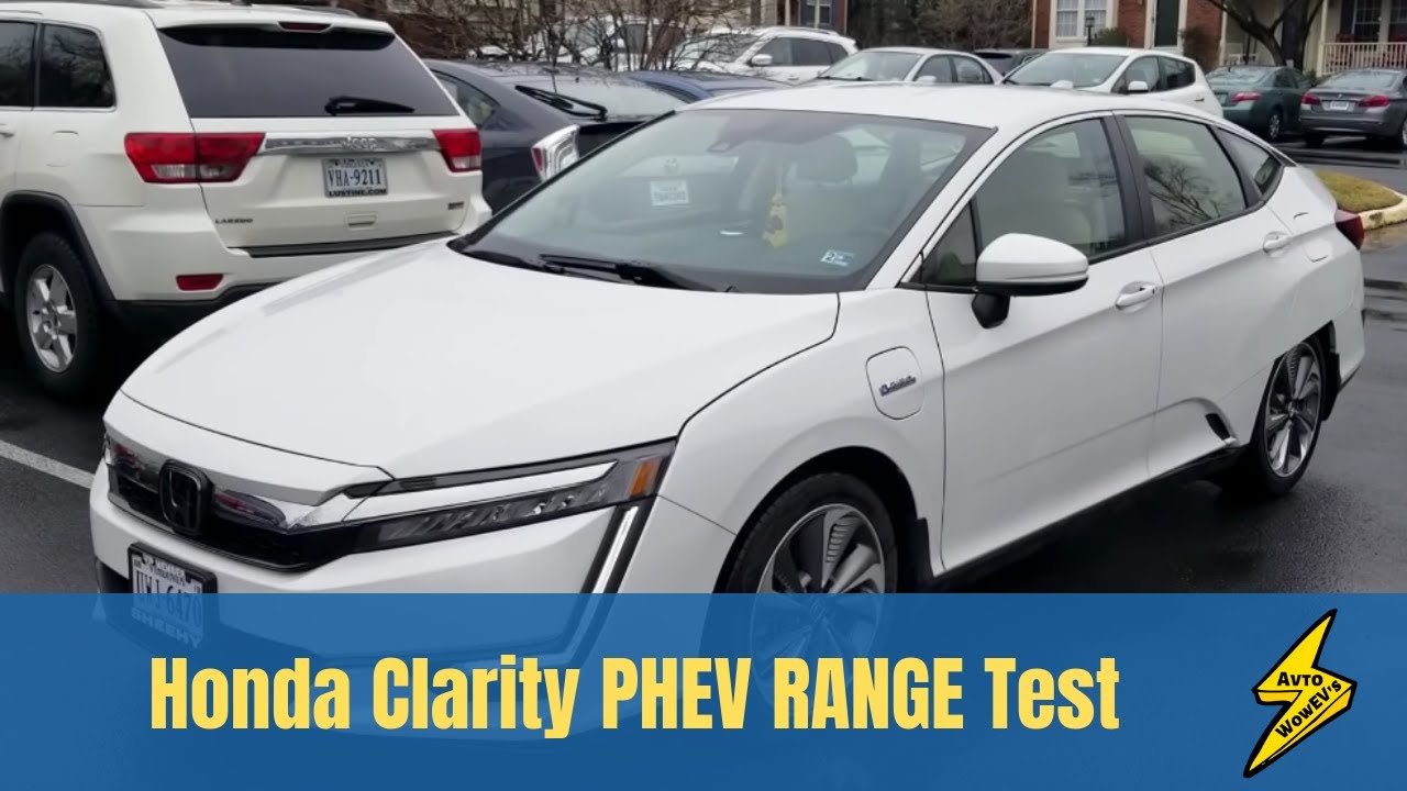 18 Honda Clarity Phev Range Test From 100 To 0 Youtube