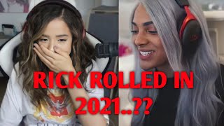 Pokimane And Sydney Both Rick Rolled By The Same Tiktok Video
