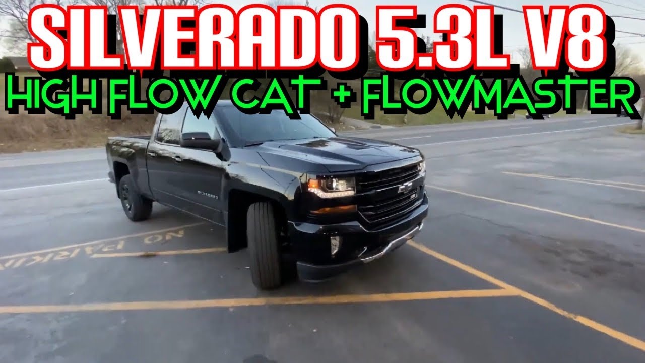 2015 Chevy Silverado 5.3L V8 LT DUAL EXHAUST w/ FLOWMASTER FLOW FX & HIGH FLOW CONVERTER!