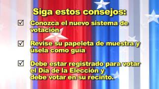 2016 General Voting Experience 30 Sec PSA Spanish