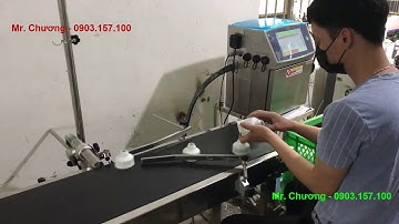 Máy in phun Linx 8900 in Logo, thông số kỹ thuật trên bóng đèn
