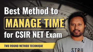 How to Manage Time Effectively in CSIR NET Exam | All 