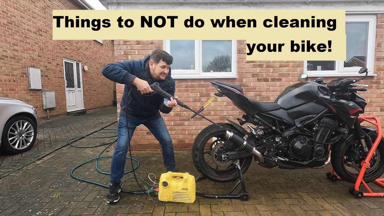 Things to not do when washing your bike YouTube