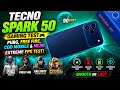 Tecno Spark 50 Gaming Test 🔥 PUBG, Free Fire, COD Mobile & MLBB Extreme FPS Test!