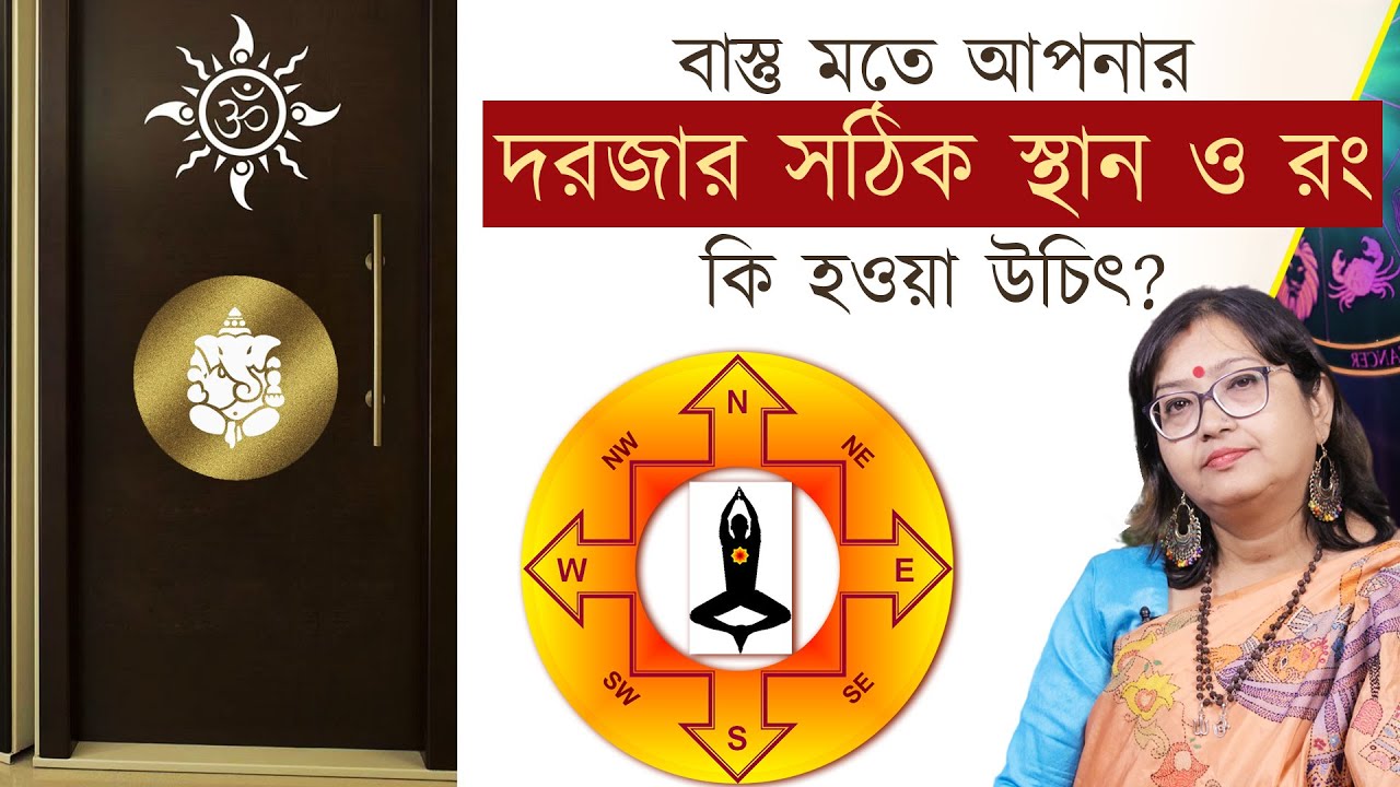 বাস্তুমতে আপনার দরজার সঠিক স্থান ও রং কি হওয়া উচিত ? Astrologer Jytirmoyee Deboshree