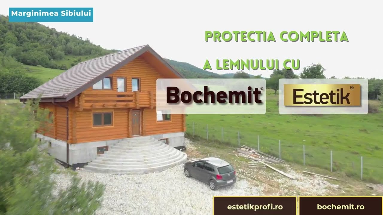 Constructii din lemn ? Protejeaza-le cu solutii durabile cu tratamente Bochemit si lazura Estetik