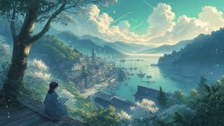 Serene Port Study Music  | Summer Ocean Breeze  Relaxing Anime Music for Deep Focus & Reading
