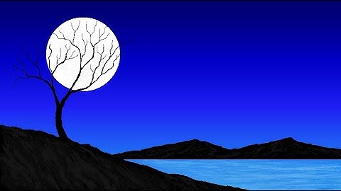 How to draw in computer| Scenery drawing | ms paint tutorial | Microsoft paint | MS Paint scenery