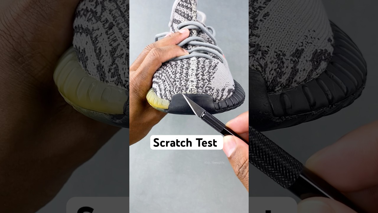 Как покрасить подошву кроссовок Yeezy в черный цвет