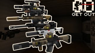 GO - GET OUT V4 | NEW UPDATE | 3D GUNS ADDON FOR MINECRAFT PE