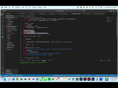 Web Backend Development CSE 340 - Assignment2