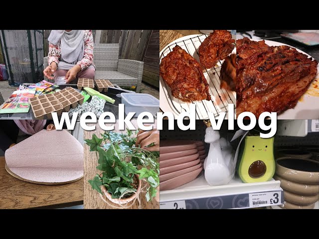poundland, diy & delicious lamb chops - weekend vlog class=