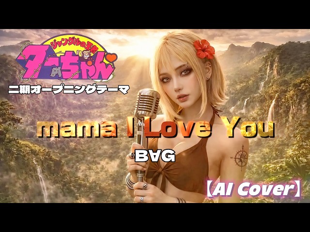 AI Cover】mama I Love You / B∀G（ジャングルの王者ターちゃん OP2