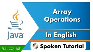 Array Operations - English