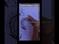 Mandala Art challenge🎯 - 1/15 days #shortsvideo #shorts #artlove #mandalaart
