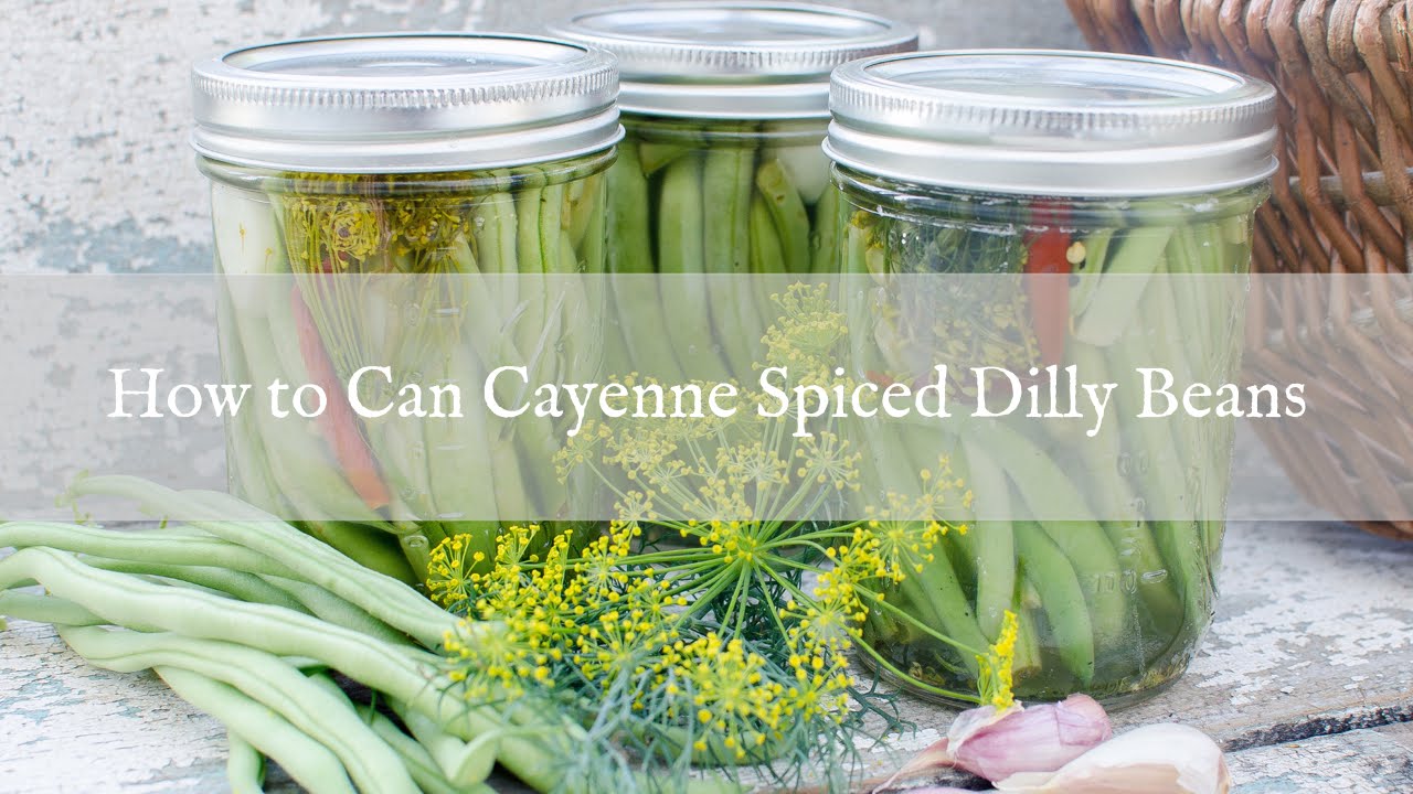 How to Make Cayenne Spiced Dilly Beans YouTube