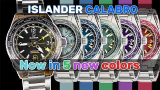 Islander Calabro GMT World Time - Watch Review - NH34 GMT Watch - Five New Colors Now Available!