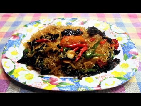 Resep dan Cara Memasak Tumis Soun Jamur Kuping(Menu Sahur)