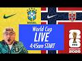 【ライブ実況】ブラジル対ノルウェー【ワールドカップ2026】