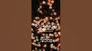 وَقالُوا اتَّخَذَ الرَّحمنُ وَلَدًا _ القارئ شريف مصطفى_ حالات واتس اب