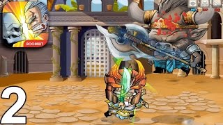 TINY GLADIATORS Walkthrough Gameplay Part 2 - Levels 2-20 (iOS Android)